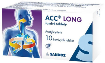 ACC LONG 600 mg 10 šumivých tabliet
