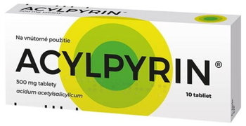 ACYLPYRIN 500 mg 10 tabliet