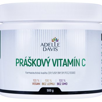 ADELLE DAVIS Práškový VITAMÍN C, 500g
