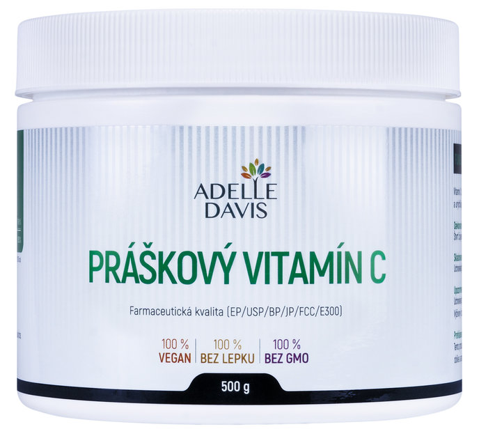 ADELLE DAVIS Práškový VITAMÍN C, 500g