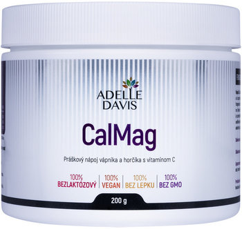 ADELLE DAVIS CalMag s Vitamínom C, práškový nápoj, 200 g