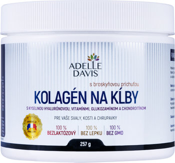 ADELLE DAVIS KOLAGÉN NA KĹBY, prášok s broskyňovou príchuťou, 257 g
