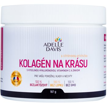 ADELLE DAVIS KOLAGÉN NA KRÁSU, prášok s citrónovou príchuťou, 187 g