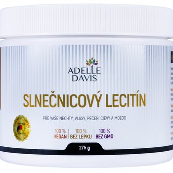 ADELLE DAVIS SLNEČNICOVÝ LECITÍN, prášok, 275 g