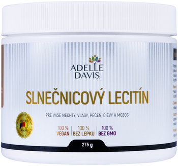 ADELLE DAVIS SLNEČNICOVÝ LECITÍN, prášok, 275 g