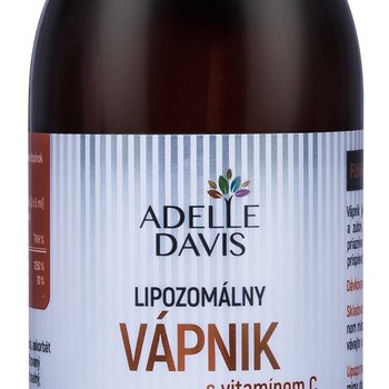 ADELLE DAVIS Lipozomálny VÁPNIK s vitamínom C, 200ml