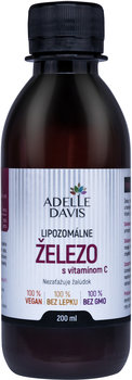 ADELLE DAVIS Lipozomálne ŽELEZO s vitamínom C, 200ml