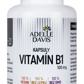 ADELLE DAVIS VITAMÍN B1, tiamín 100 mg, 60 kapsúl