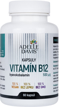 ADELLE DAVIS VITAMÍN B12, kyanokobalamín 500 μg, 60 kapsúl