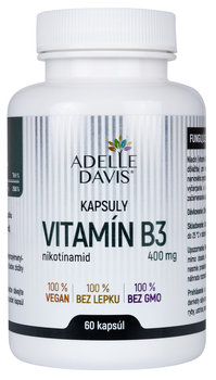 ADELLE DAVIS VITAMÍN B3, nikotínamid 400 mg, 60 kapsúl
