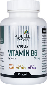 ADELLE DAVIS VITAMÍN B6, pyridoxín 50 mg, 60 kapsúl