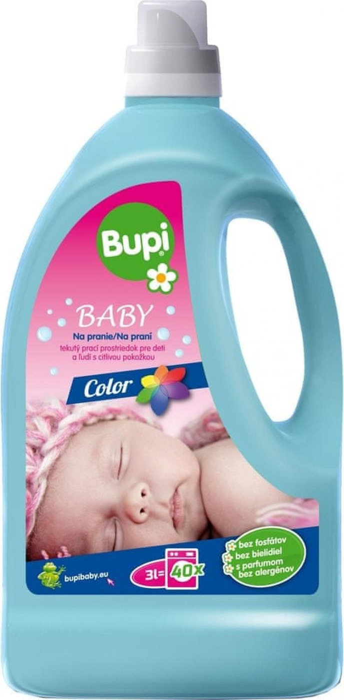 Bupi BABY tekutý prací gél COLOR 3 L / 40 PD