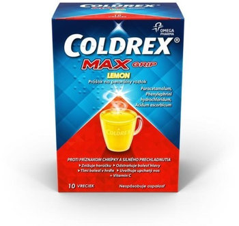 COLDREX Maxgrip lemon 10 vrecúšok