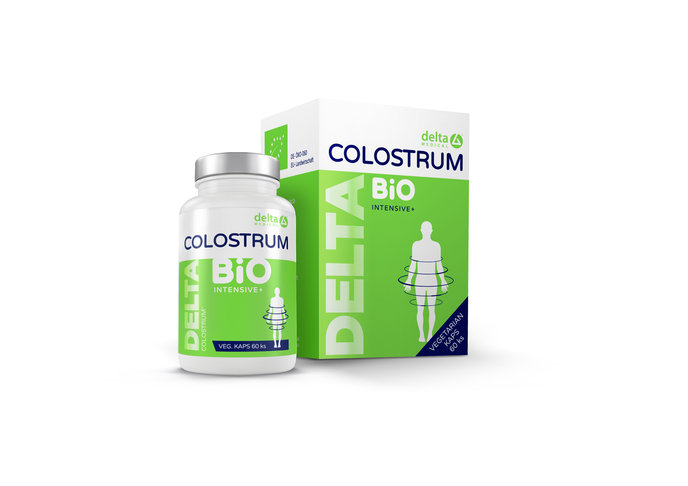 DELTA COLOSTRUM BIO 100%, 60 kapsúl