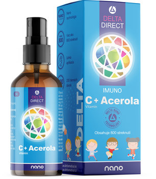 DELTA DIRECT KIDS Vitamín C + Acerola, sprej, nano (200 denných dávok), 100 ml