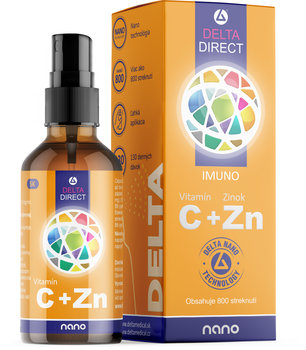 DELTA DIRECT Vitamín C + Zn, sprej, nano (130 denných dávok), 100 ml