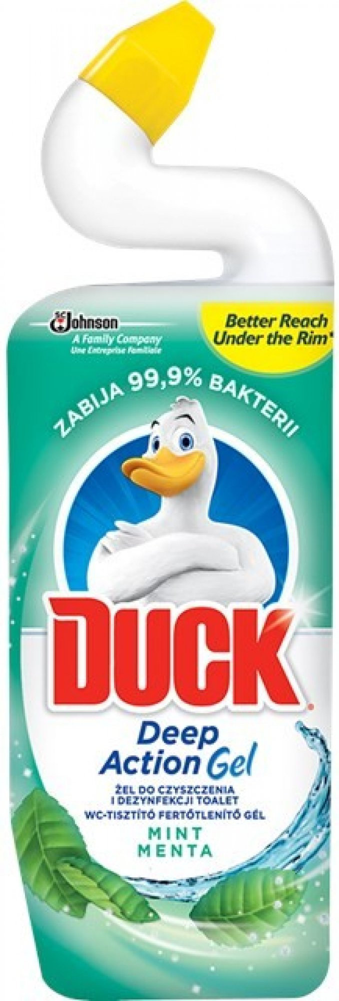 Duck WC gél 5v1 Mint 750 ml