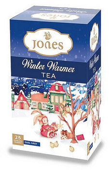 JONES Winter Warmer Earl Grey Tea 25ks vianočné balenie