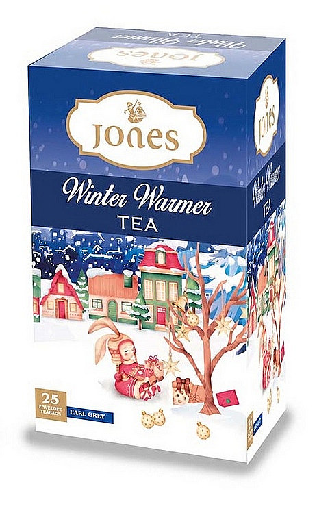 JONES Winter Warmer Earl Grey Tea 25ks vianočné balenie