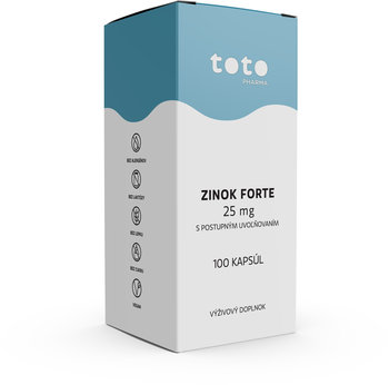 TOTO ZINOK FORTE 25 mg, 100 kapsúl