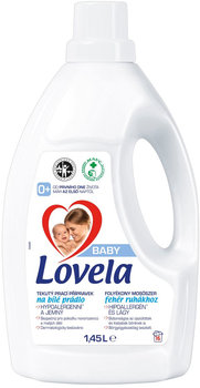 Lovela Baby tekutý prací prípravok na bielu bielizeň 1,45 l / 16 PD