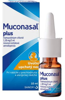 MUCONASAL PLUS nosný sprej aerodisperzia 10ml