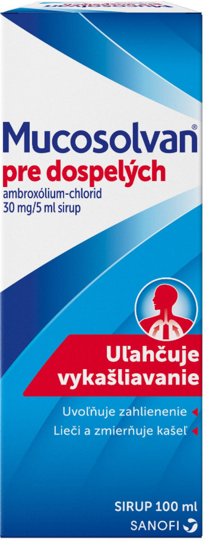 MUCOSOLVAN pre dospelých sirup 100 ml