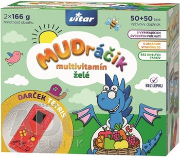 VITAR MUDráčik multivitamín želé + darček