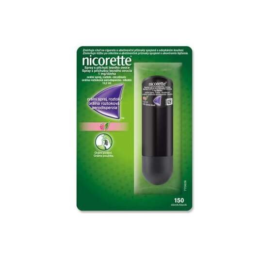 NICORETTE SPRAY 150 DAV.13,2ML 1MG/DAV.LES.OV.