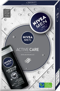 Nivea MEN Active Care darčekové balenie - krém a sprchový gél