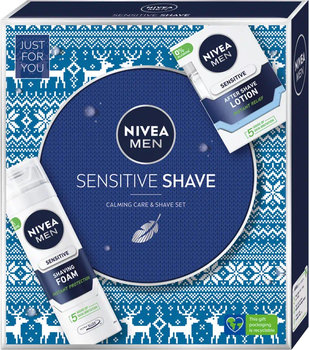 Nivea MEN Sensitive Shave vianočné darčekové balenie