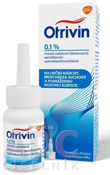 Otrivin 0,1 % nosová roztoková aerodisperzia 10ml