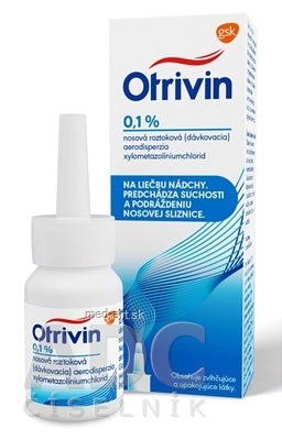 Otrivin 0,1 % nosová roztoková aerodisperzia 10ml