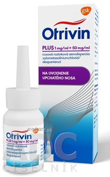 Otrivin Plus 1+50MG/ML sprej 10ml