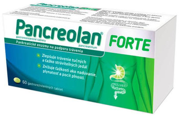 PANCREOLAN FORTE 220 mg, 60 tabliet