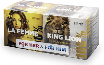 DELTA Partnerský balíček LA FEMME&KING LION Collagen