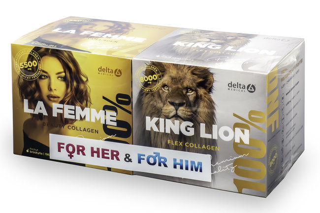 Partnerský balíček LA FEMME&KING LION Collagen