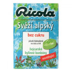 Ricola Svieži alpský 40g bez cukru