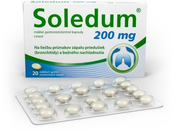 Soledum 200 mg mäkké gastrorezistentné kapsuly 20ks