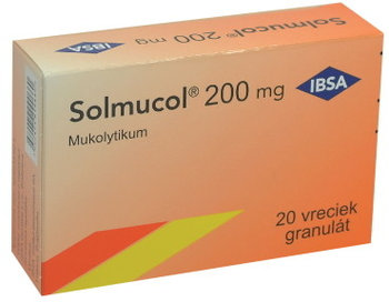 Solmucol 200 mg 20 vrecúšok