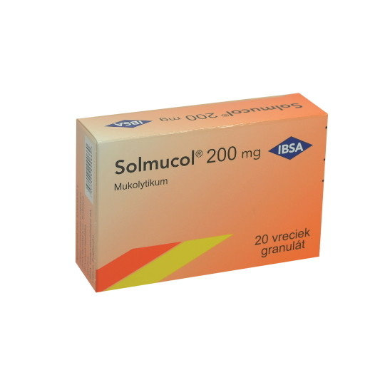 Solmucol 200 mg 20 vrecúšok