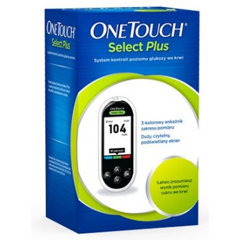 GLUKOMETER ONE TOUCH Select Plus, s príslušenstvom, 1 set