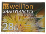 Wellion SAFETYLANCETS 28G - Lanceta bezpečnostná