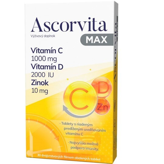 ZDROVIT ASCORVITA MAX 30TBL