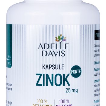 ADELLE DAVIS ZINOK Forte 25 mg, 60 kapsúl