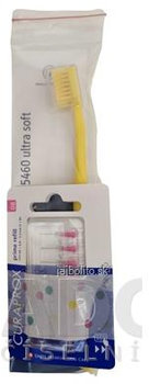 CURAPROX CPS 08 prime refill ružová + CS 5460, medzizubné kefky bez držiaka 8 ks + zubná kefka 1 ks, 1 set