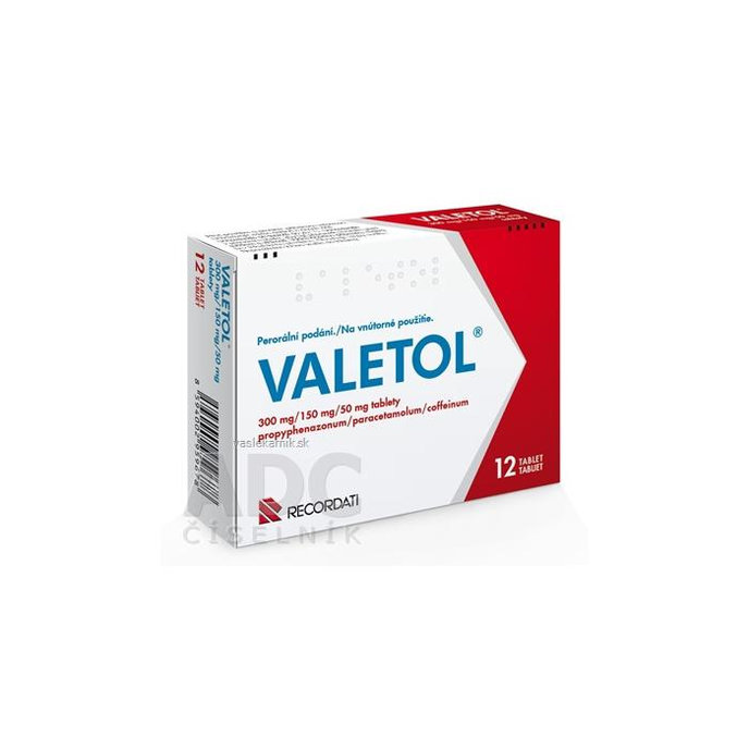 VALETOL 12 tabliet