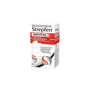 Strepfen Sprej 8,75 mg orálna roztoková aerodisperzia 15 ml