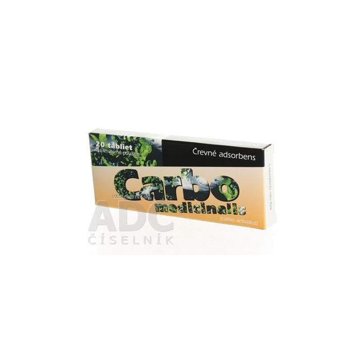 CARBO MEDICINALIS 20 tabliet