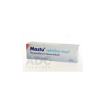 Mastu rektálna masť s aplikátorom, 30 g